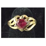 10k yellow gold ring 2.75 grams tested size 4