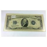 Series of 1934 C $10 Silver Certificate