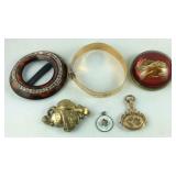 Jewelry, pendant, brooches, and bracelet