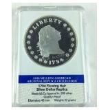 1794 flowing hair silver dollar replica