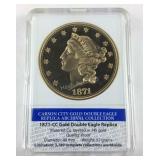 1871-CC gold double eagle replica