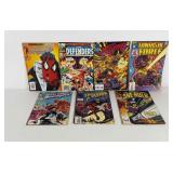 Marvel comic books, Spiderman, She-Hulk, X-Force,