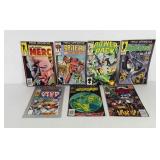 Marvel comic books, Nightmask, Spitfire, Iron