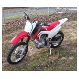 2018 Honda MotorBike, 125 model -CRF125F, Red and