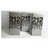 3 Carolina Herrera 212 Men NYC, eau de toilette,