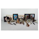 Native American home decor group, includes five