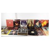 Vinyl records, includes Bee Gees, Jimi Hendrix,