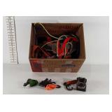 Ratchet straps and bungee cords, various sizes