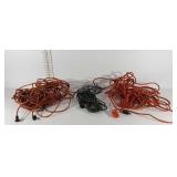 Three extension cords