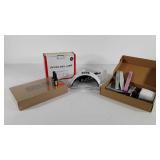 LED nail lamp and two Rosalind nail kits, all new