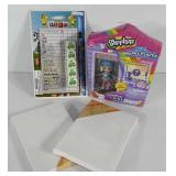 Shopkins pack, Storm Farm game and two small