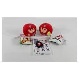 Sports themed group, Ty Nationals plush balls,