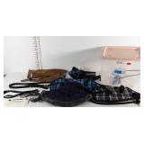 Dog accessories, coats, de-shedding blade, bed