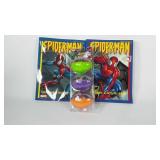 Marvel, includes two Spiderman coloring/activity
