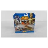 Mattel Star Wars R2-D2 and C3P0 drag bus and