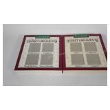 Longaberger pewter basket ornaments, two sets of