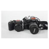 Camera group, includes Canon camera and Fuji film