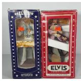 Two Elvis decanters in boxes