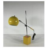 Vintage adjustable arm lamp, some wear as shown,