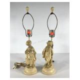 Pair of Chapman Manufacturing figural lamps, each