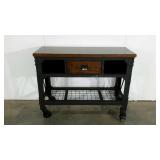 Industrial style stand, on locking casters, 48 x