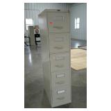 Tall metal file cabinet with keys, 64", seller