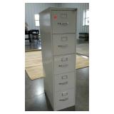 Tall metal file cabinet with keys, 60", seller