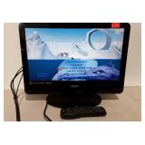 Vizio 18" television, with remote, model VA19L