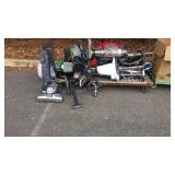 Skid lot: vacuum cleaners including Kirby, shark