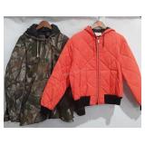 Two hunting jackets, woodfield size L and canyon