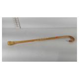 Wooden cane with rubber tip