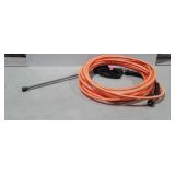 Pressure washer nozzle and hose