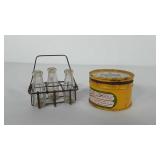 Mixed group, includes miniature bottle carrier