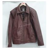Leather jacket, no size marked