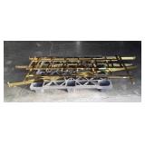 Queen Brass Bed with headboard and footboard Side