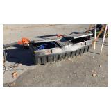 Poly Truck Tool Box, used condition, no keys for