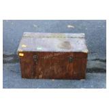 Early 22" Wood Shop or Carpenters type Chest box,