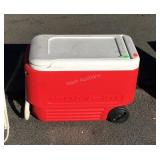 Igloo Wheelie Red Cooler, seller code 58