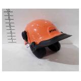 Stihl helmet with built in ear muffs