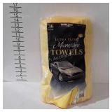 Ultra plush microfiber towels