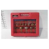 Frostner bit set with case, 16 pieces, screen has