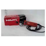Hilti 4.5" angle grinder, model DAG 450-S, powers