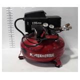 Porter Cable 6 gallon air compressor, 135 psi,