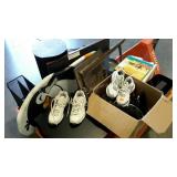 Skid lot: includes media and desk top storage,