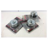 Three 3in crimped cup brushes