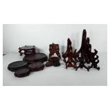 Wooden plant stands and easels in various sizes