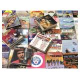 Vinyl records, 100 plus albums, artists include