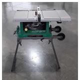 Hitachi C10FR 10" mobile table saw, works