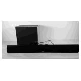Polkaudio sourround sound speaker and subwoofer,