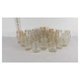 Cannong jars, mostly Ball and Kerr mason jars, no